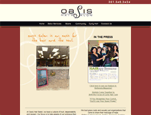 Tablet Screenshot of oasis-salon.com